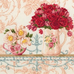 Набор для вышивания крестом "Chintz and Roses"