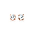 Tiffany Solitaire Diamond Earrings