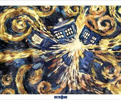 TARDIS exploding poster