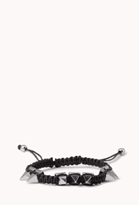 Spiked Macram&#233; Bracelet