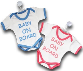 Автомобильный знак BABY ON BOARD