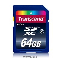 Transcend SDXC Class 10 64GB