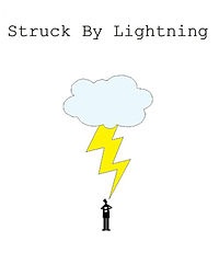 Struck by lightning