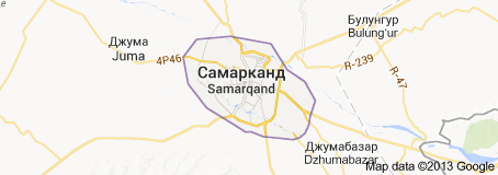 Карта самарканд через спутник