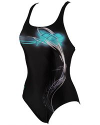 Купальник для бассейна, очки и шапочка