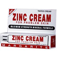 Margarite Cosmetics, Zinc Cream, Maximum Strength Mineral Formula, 1 oz (28 g)