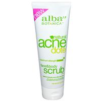 Alba Botanica, Natural Acne Dote, Face & Body Scrub, Oil-Free, 8 oz (227 g)