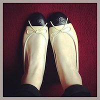 chanel classic ballerina flats