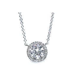 Diamond Round Pendant