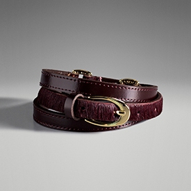 Ремень бордовый