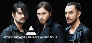 Концерт 30 Seconds to Mars 16 марта