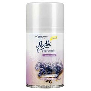 Освежитель воздуха Glade Automatic "Лаванда и ваниль", сменный баллон, 269 мл