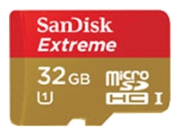 Sandisk Extreme microSDHC Class 10 UHS Class 1 80MB/s