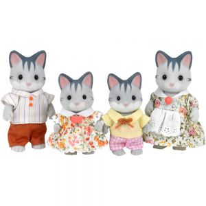 Семья серых котов Sylvanian Families