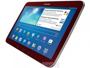 Планшет Samsung GT-P5200 Galaxy Tab 3 10.1 - 16Gb 3G + Wi-Fi Red GT-P5200GRAMGF (Dual Core 1.6 GHz/1024Mb/16Gb/Wi-Fi/Bluetooth/3