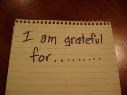 to make a list of 25 things I`m grateful for