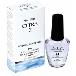 Nail Tek CITRA 2 Formaldehyde Free for Soft, Peeling Nails