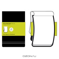 Записная книжка Moleskine,"Reporter Soft" (нелинованная), Large, черная