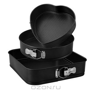 Набор форм для выпечки Wellberg "Delice", с антипригарным покрытием, 3 шт