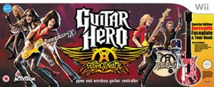 Guitar Hero: Aerosmith (Wii) + контроллер Wii Wireless Guitar