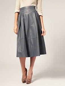 Длинная плотная юбка