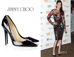 JIMMY CHOO Anouk patent-leather pumps