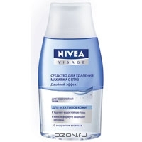 средство для снятия макияжа с глаз Nivea двойной эффект