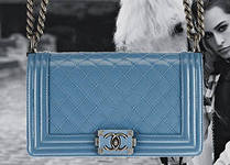 Chanel boy bag (blue)