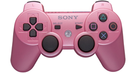 ps3 dualshock 3 wireless controller pink