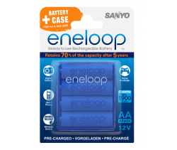 Аккумуляторы Eneloop AA (HR-3UTGB R6) в боксе, 4 шт.