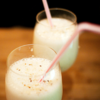 Banana milkshake coctail