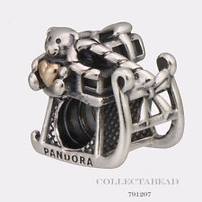 Pandora Sterling Silver & 14Kt Dashing Through The Snow Bead