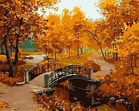 Картина по номерам "Осенний парк"