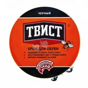 Черный крем для обуви