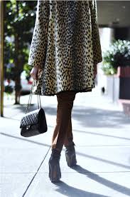 leopard faux fur coat