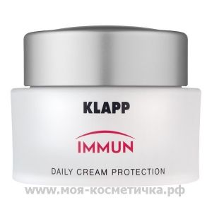 Дневной защитный крем для лица 50мл/ Daily Cream Protection IMMUN, Klapp