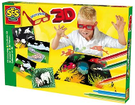 Раскрась 3D картинки + очки