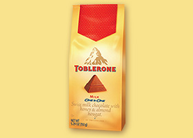 TOBLERONE ONE BY ONE STAND UP BAG - MILK