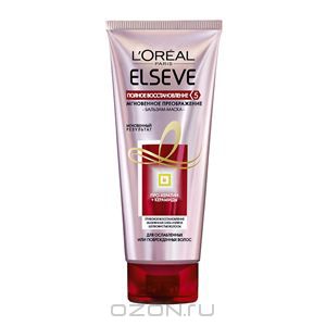 L'oreal Paris Бальзам-маска "Elseve. Мгновенное преображение - Полное восстановление 5", для ослабленных или поврежденных волос, 200 мл