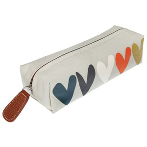 Caroline Gardner heart pencil case