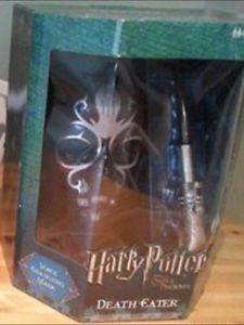 Lucius Malfoy DEATH EATER Voice Changer Mask and Wand
