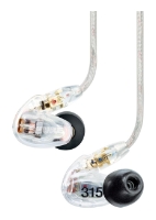 БЕЛЫЕ наушники-затычки Shure SE215, SE315, SE425