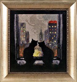 Кошки на окошке