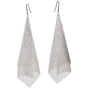 Elsa Peretti Mesh Scarf earrings by Tiffany