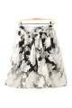 Chinese Painting Flower Printing Skirt