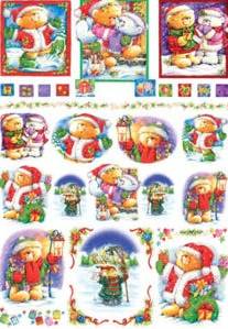 Рис. бумага Renkalik Рождественский мишка