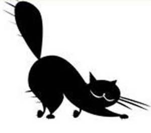 Штамп Кот крадущийся