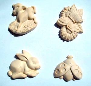 Набор форм пластиковых для литья Лесная