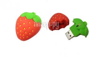 Флэшка Земляничка USB Flash Drive 16Gb - Iconik Клубника RB-STRAW-16GB