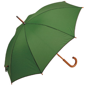 Зелёный зонт-трость